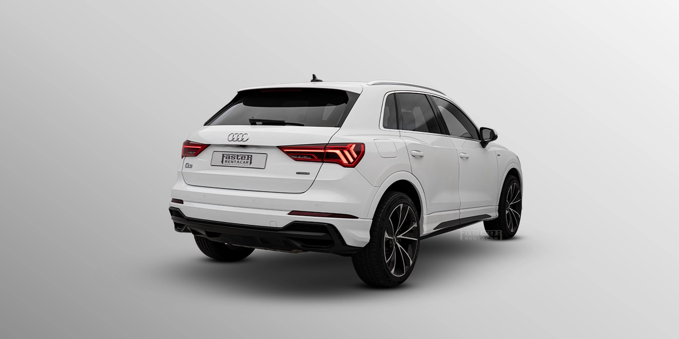 Audi Q3 Back Side View